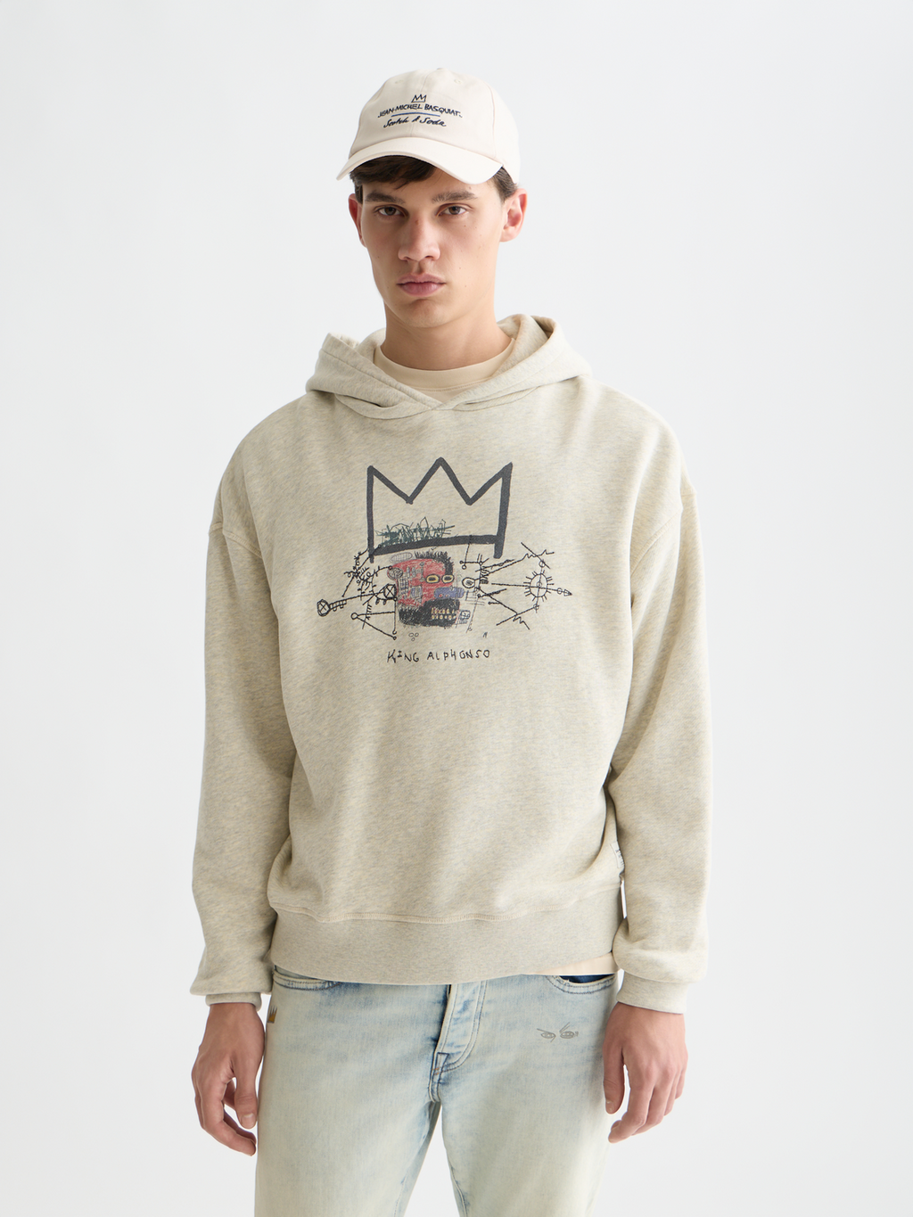 Scotch & Soda x Basquiat Washed Artwork Hoodie