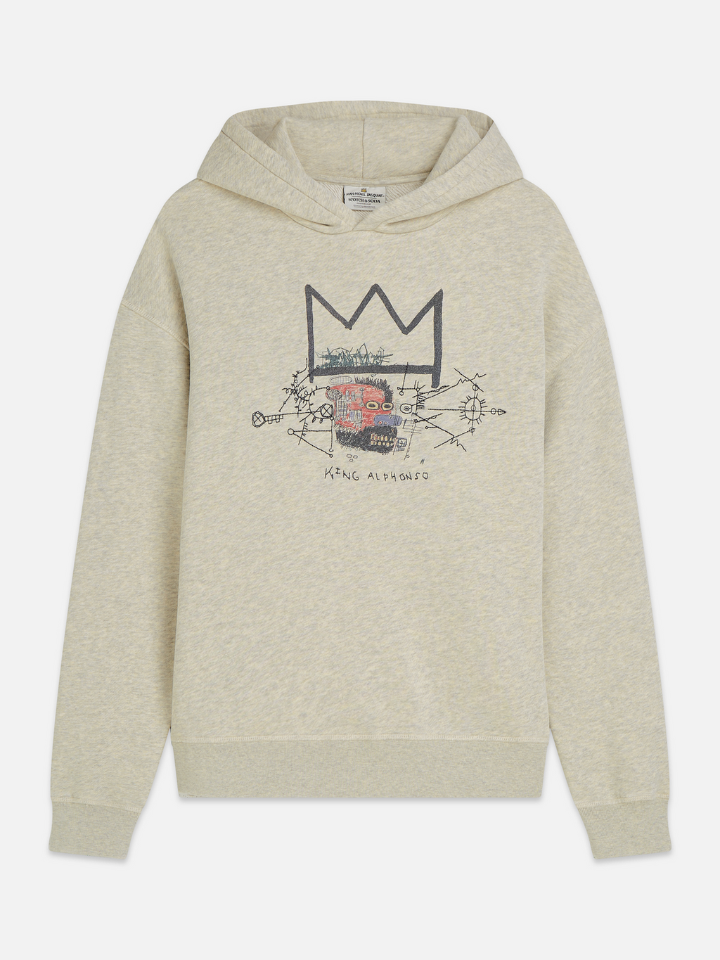 Scotch & Soda x Basquiat Washed Artwork Hoodie
