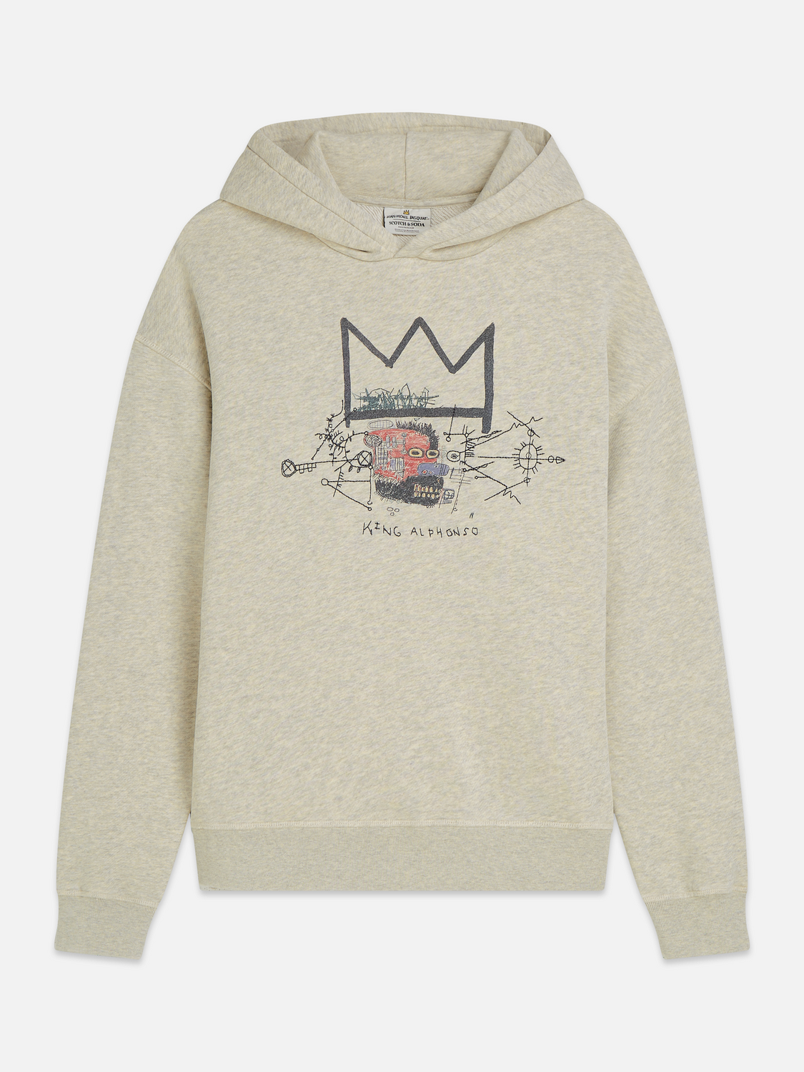 Scotch & Soda x Basquiat Washed Artwork Hoodie