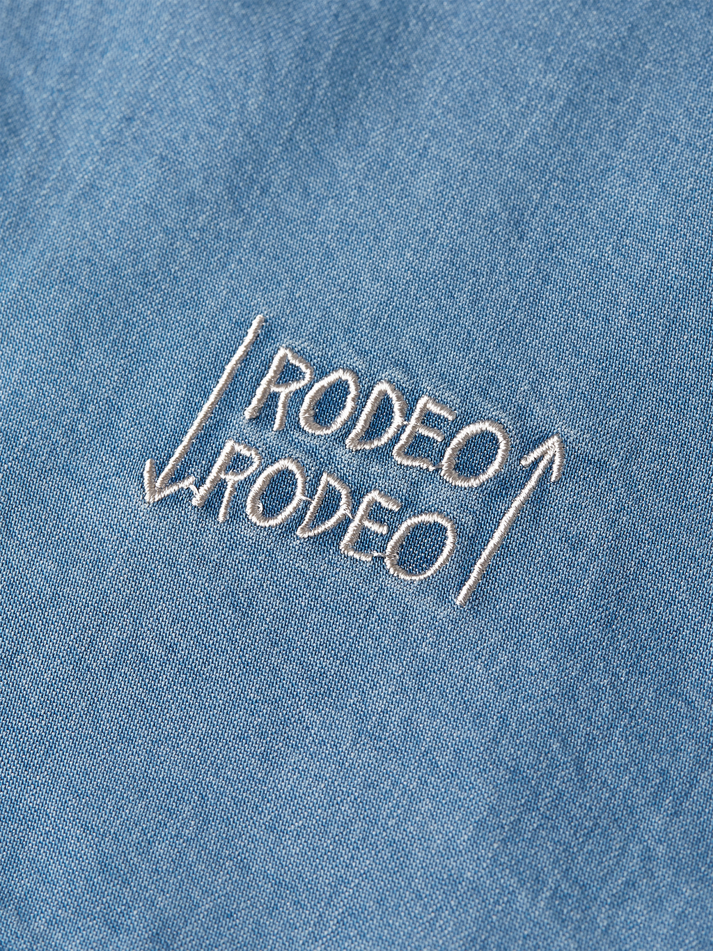 Scotch & Soda x Basquiat Indigo Tencel Relaxed Short-Sleeved Shirt
