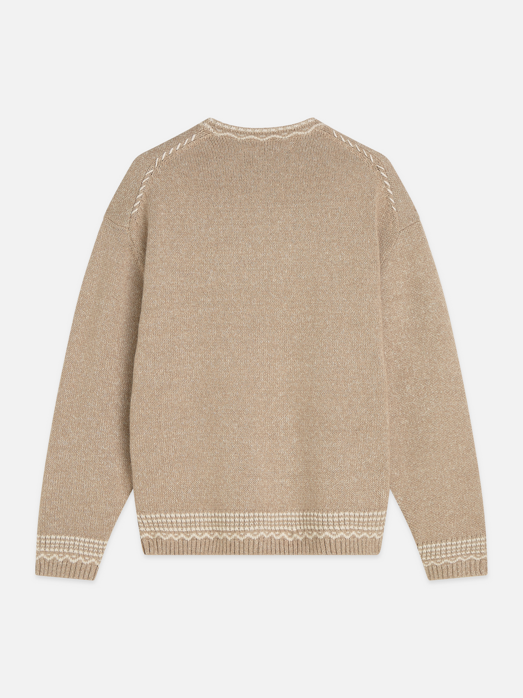 Jacquard loose pullover