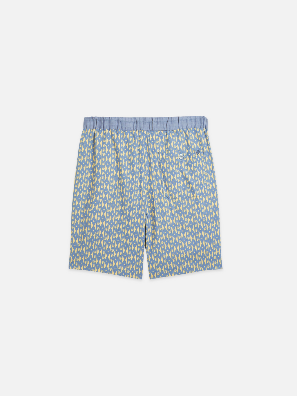 Fave printed linen relaxed bermuda shorts