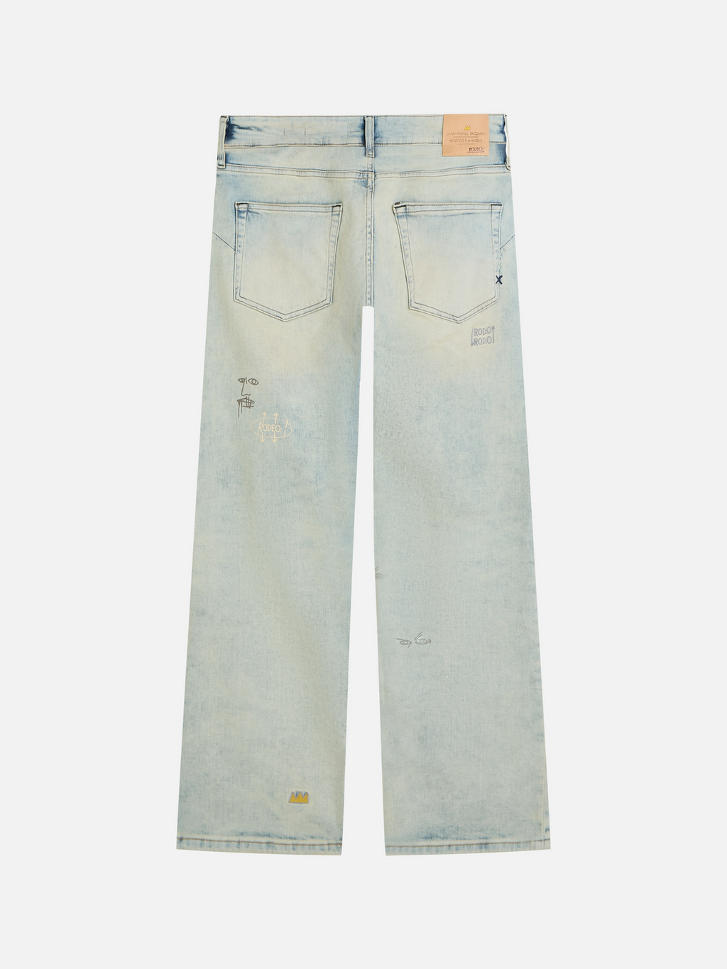 Scotch & Soda x Basquiat The Zee Straight Denim