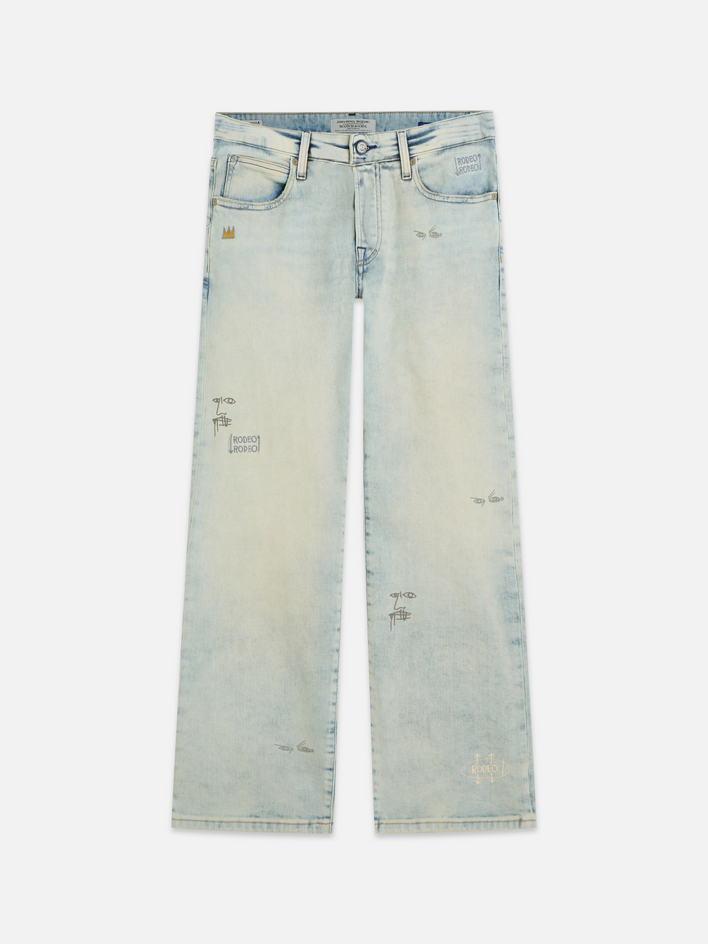 Scotch & Soda x Basquiat The Zee Straight Denim