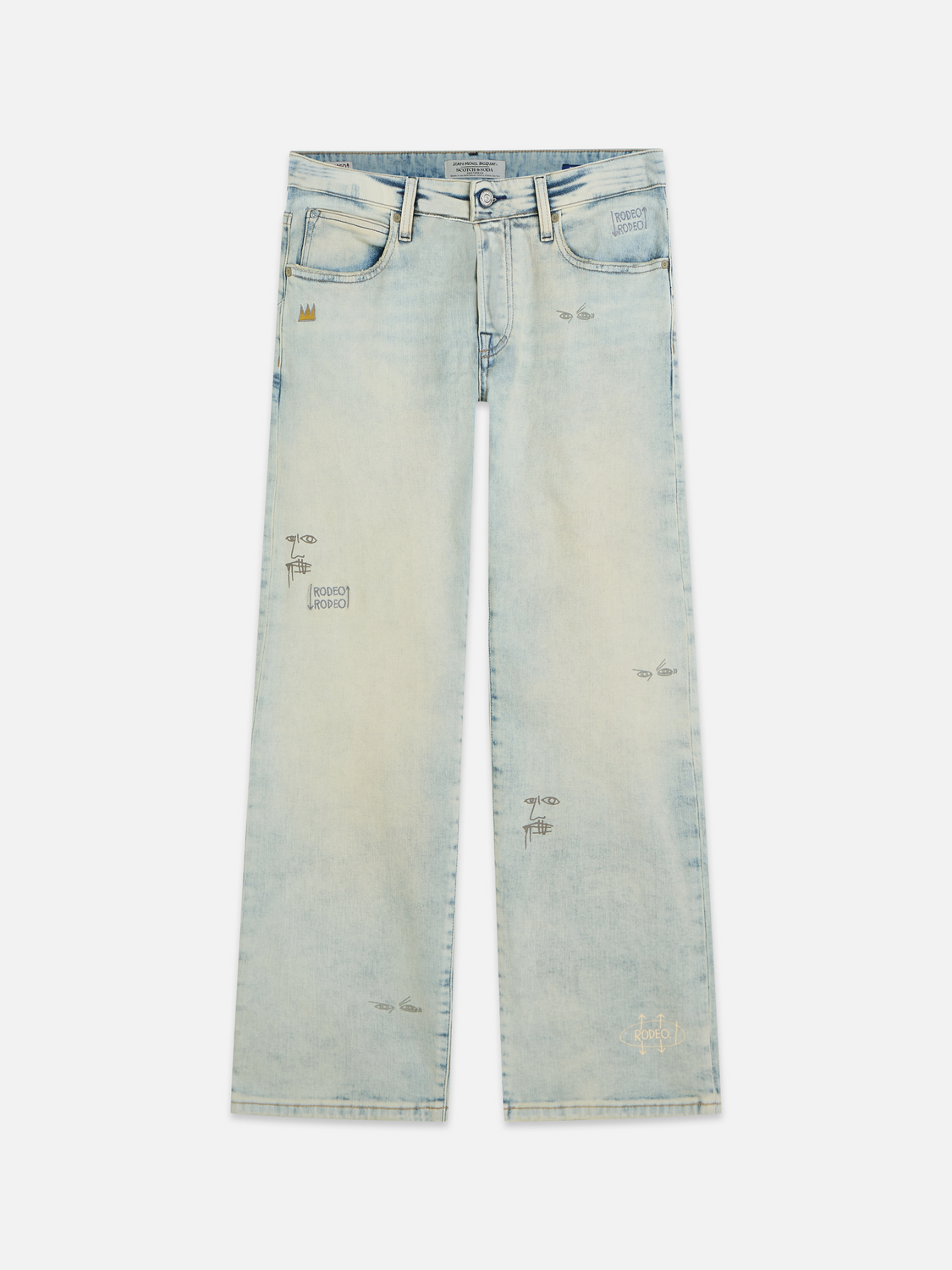 Scotch & Soda x Basquiat The Zee Straight Denim