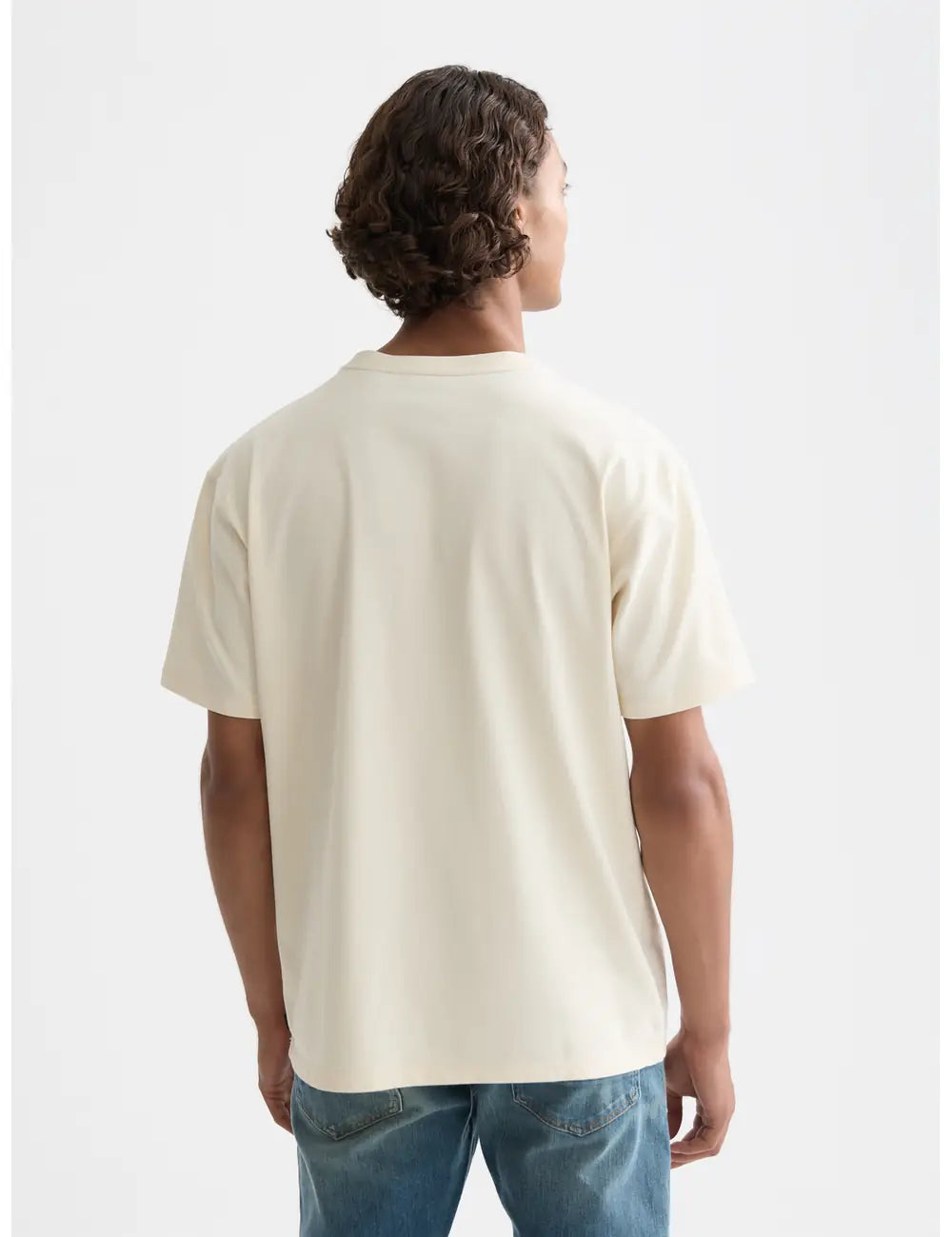 Front Artwork Relaxed-fit T-shirt back view showing fit and finish by Scotch & Soda