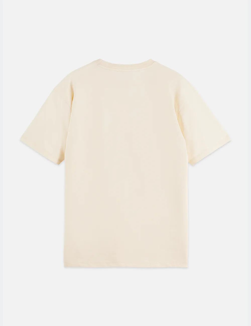 Front Artwork Relaxed-fit T-shirt flat lay showing product details by Scotch & Soda