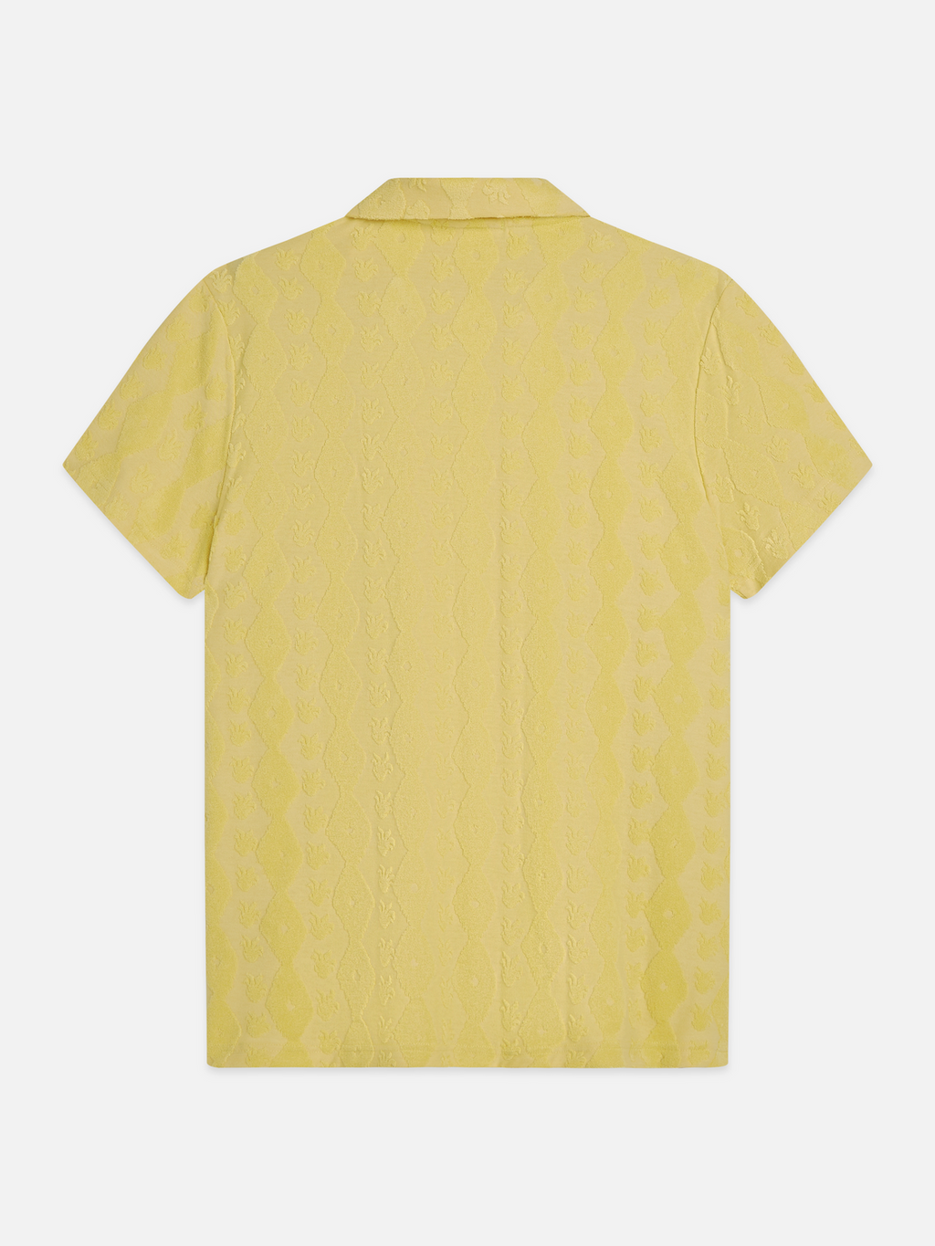 Terry jacquard short sleeve shirt