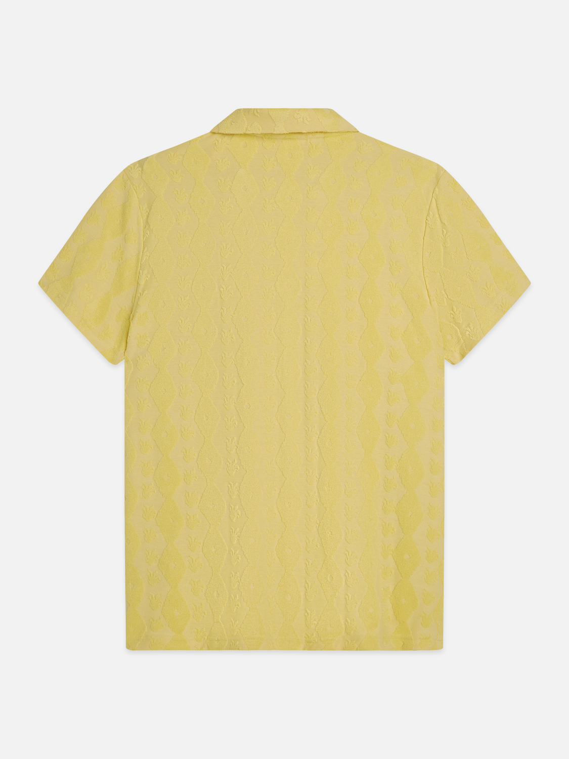 Terry jacquard short sleeve shirt