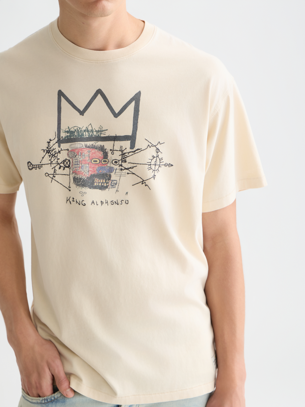 Scotch & Soda x Basquiat Artwork Relaxed T-Shirt