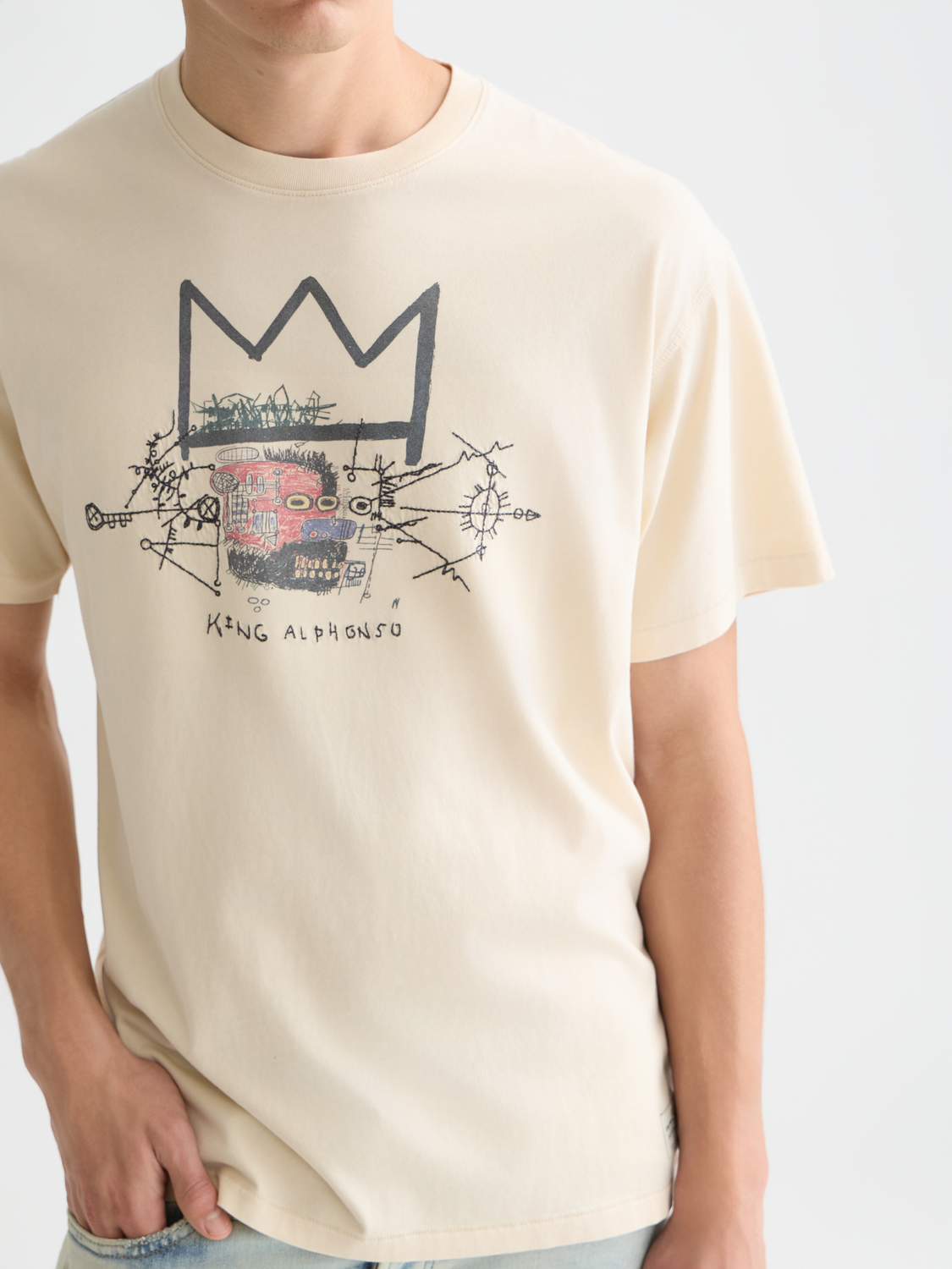 Scotch & Soda x Basquiat Artwork Relaxed T-Shirt