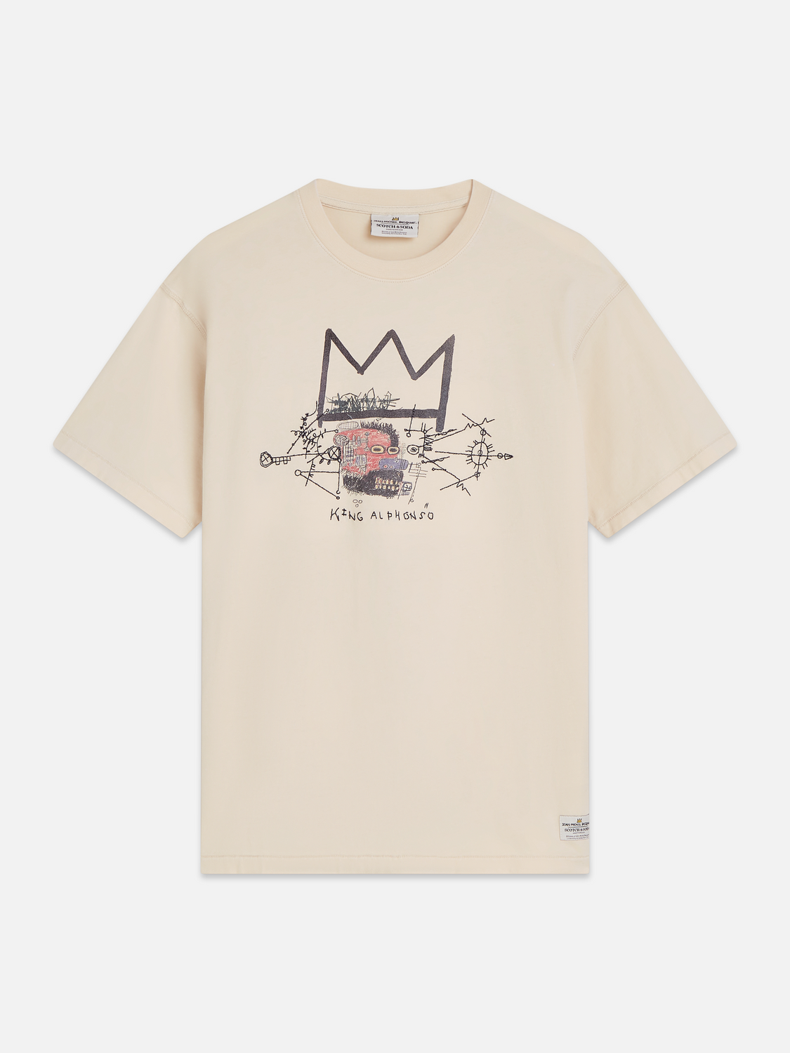 Scotch & Soda x Basquiat Artwork Relaxed T-Shirt