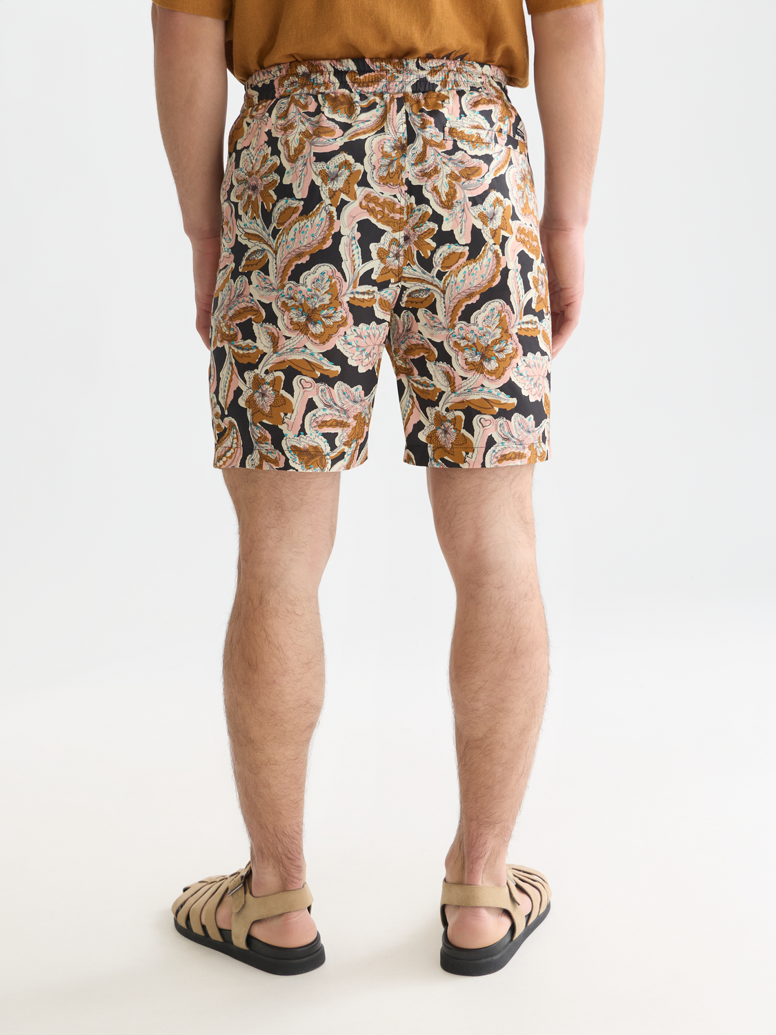 Fave printed tencel relaxed bermuda shorts