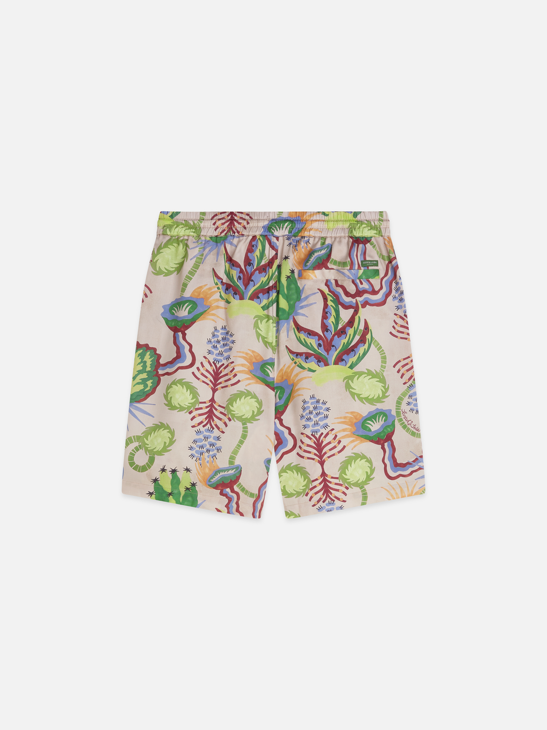 Fave printed tencel relaxed bermuda shorts