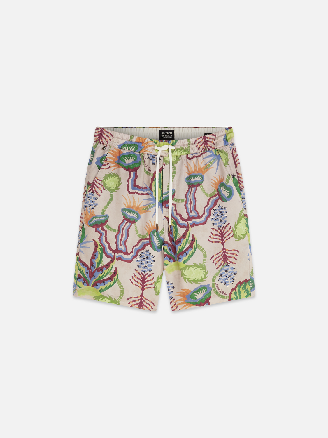 Fave printed tencel relaxed bermuda shorts