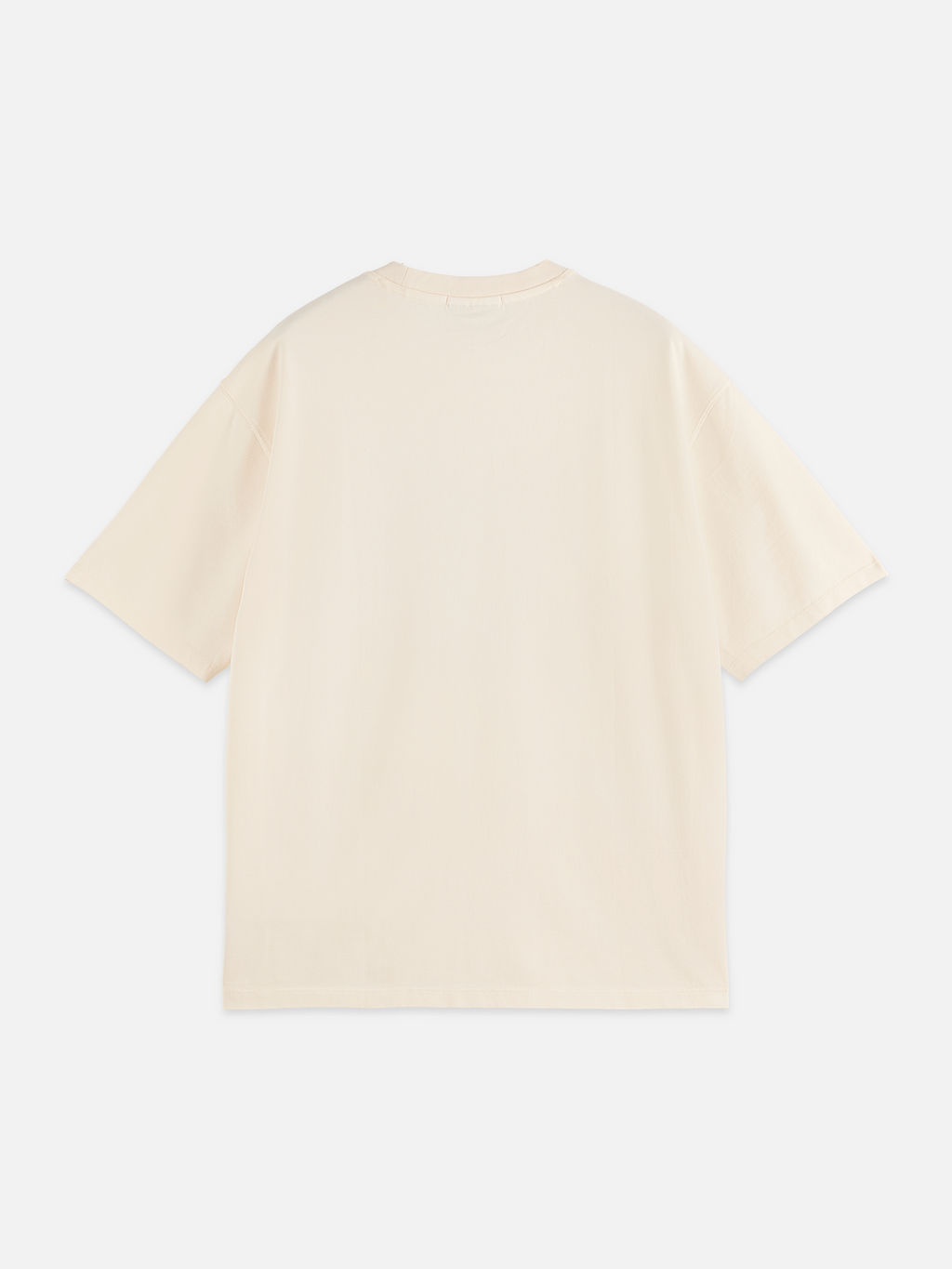 Cross-stitched artwork loose T-shirt