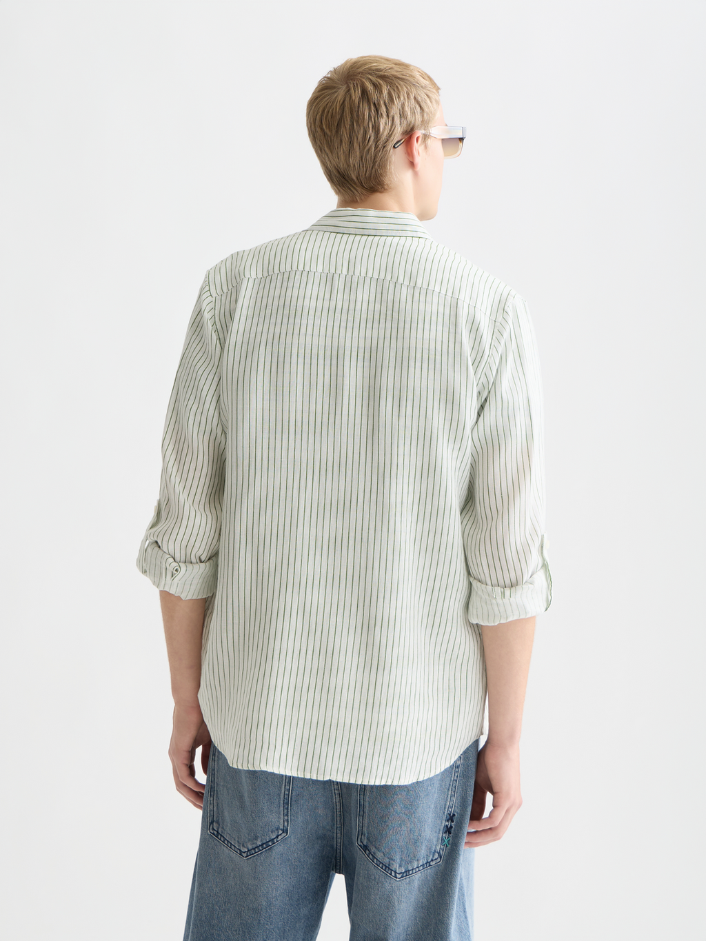 Linen striped shirt