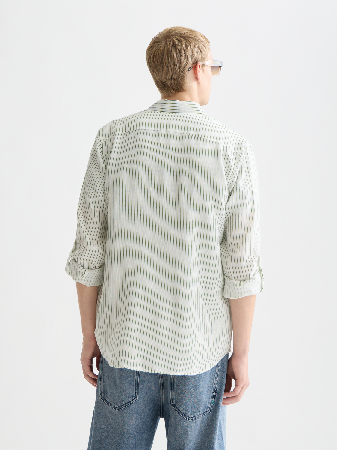 Linen striped shirt