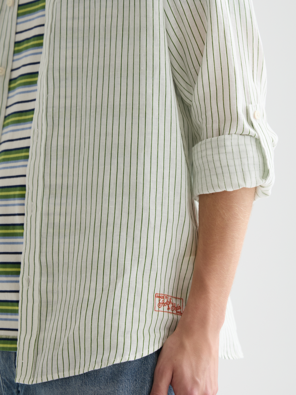Linen striped shirt