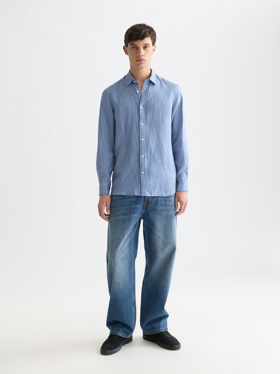 Linen striped shirt