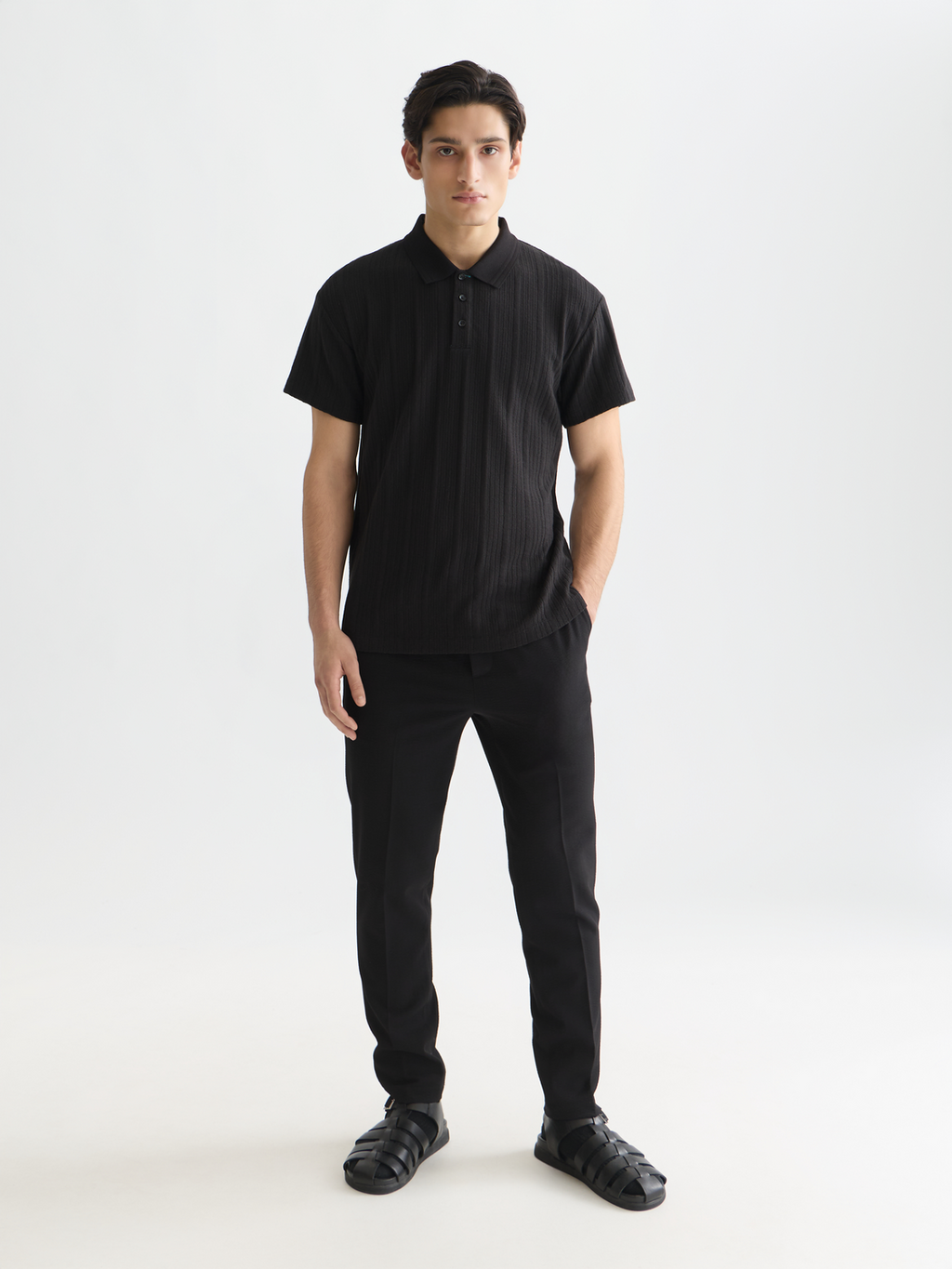 Finch seersucker tapered jogger