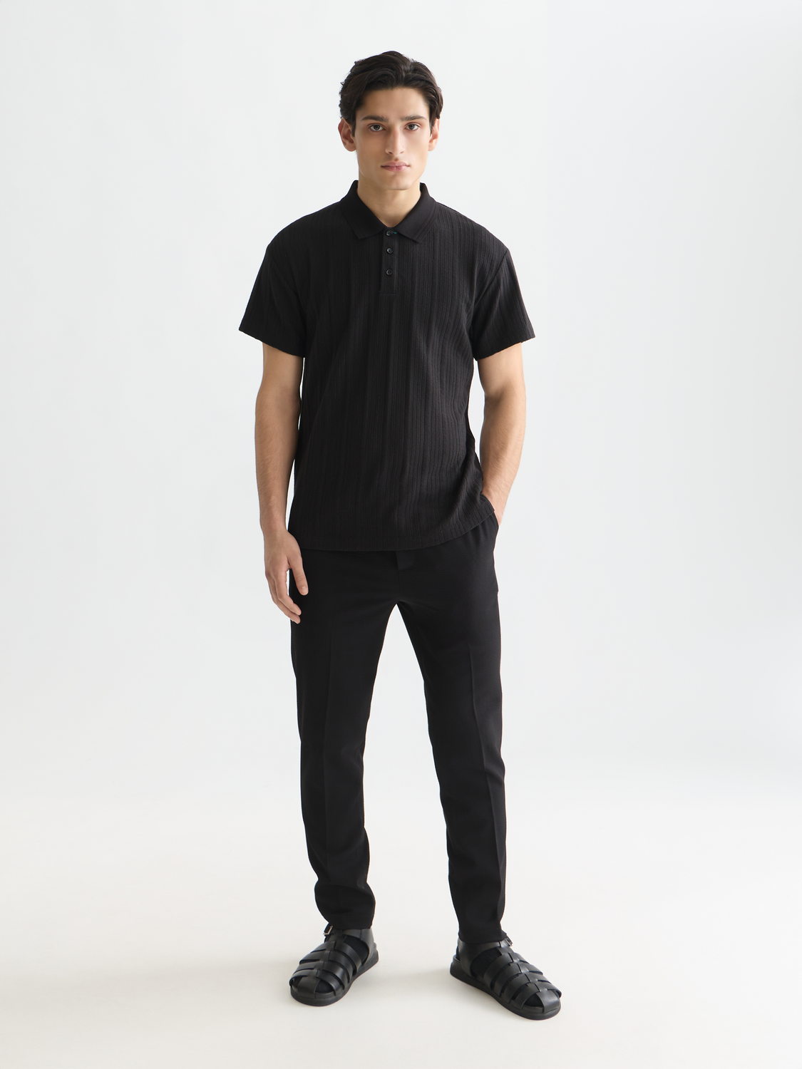 Finch seersucker tapered jogger