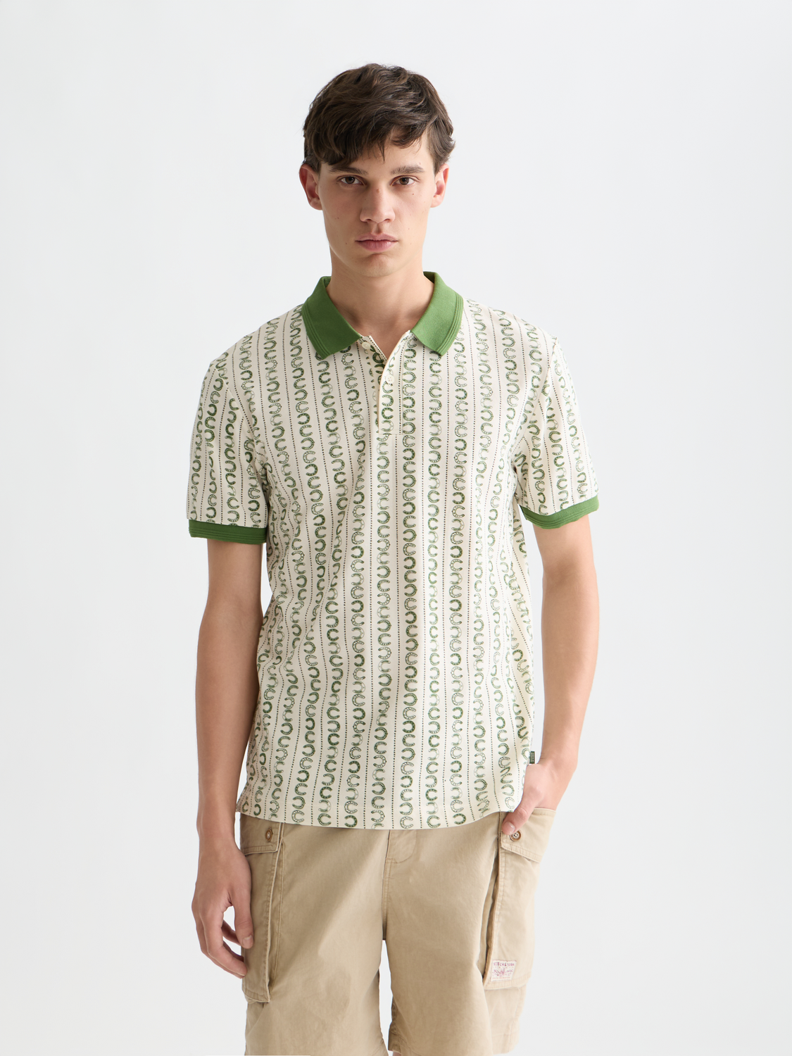 Printed polo