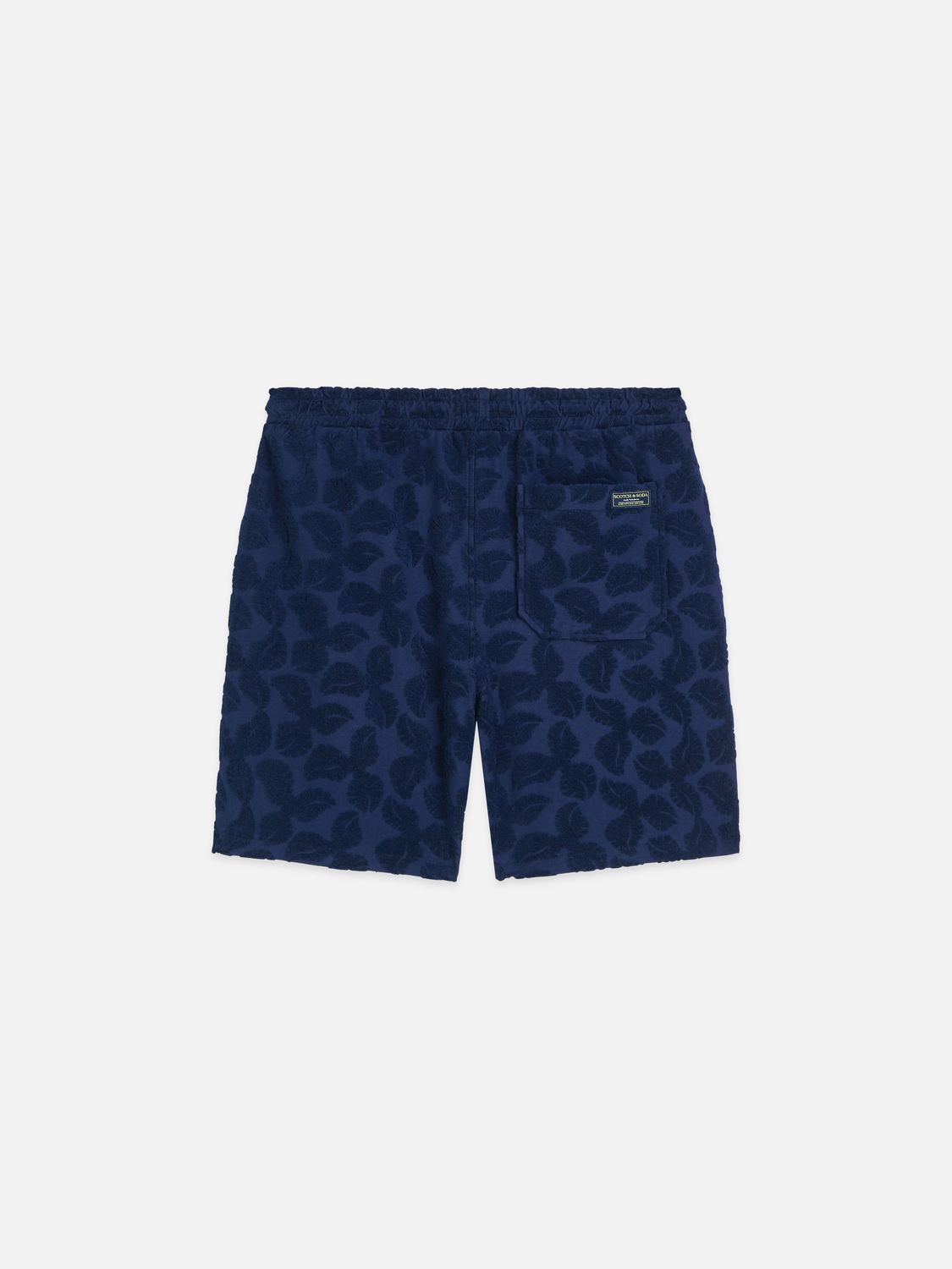 Fave terry jacquard relaxed bermuda shorts