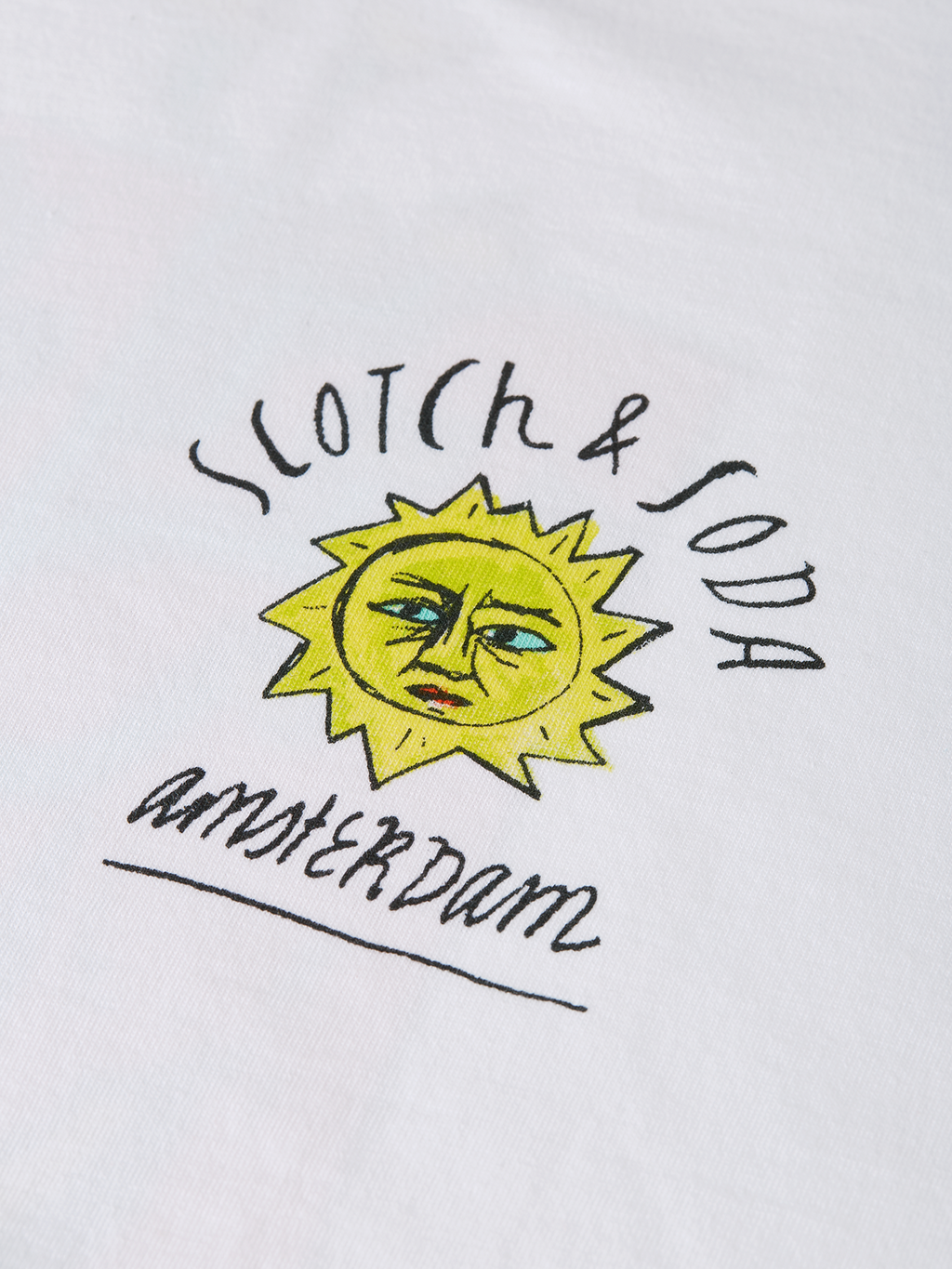 artwork loose T-shirt