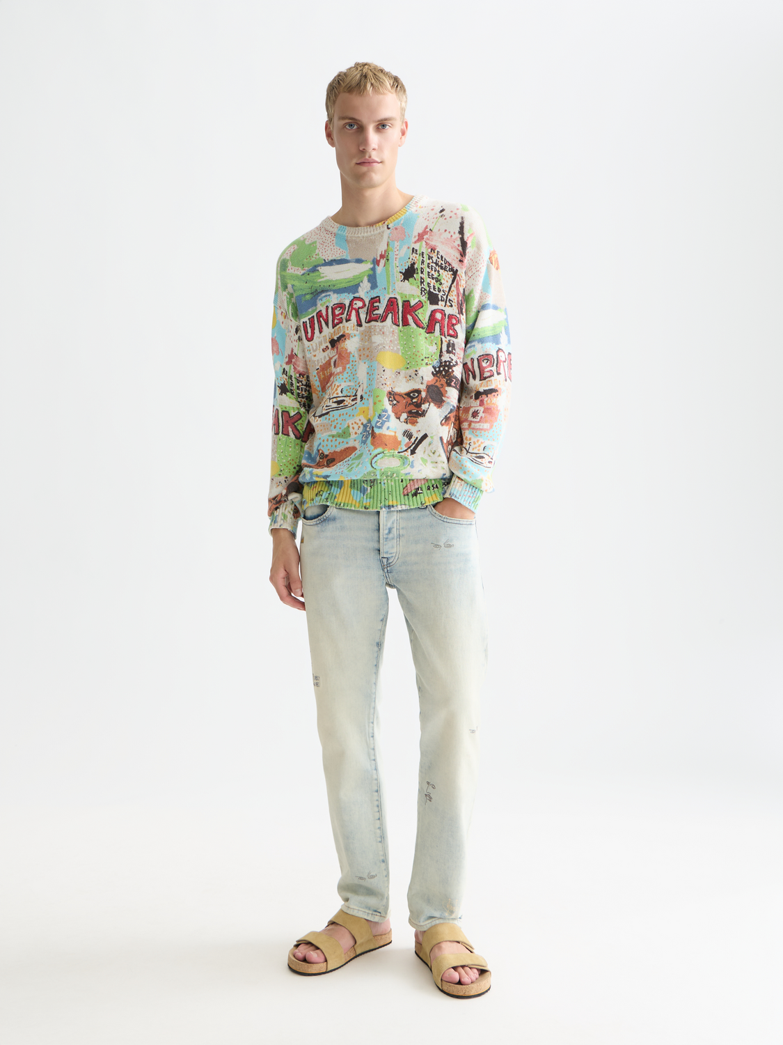 Scotch & Soda x Basquiat Printed Loose Pullover