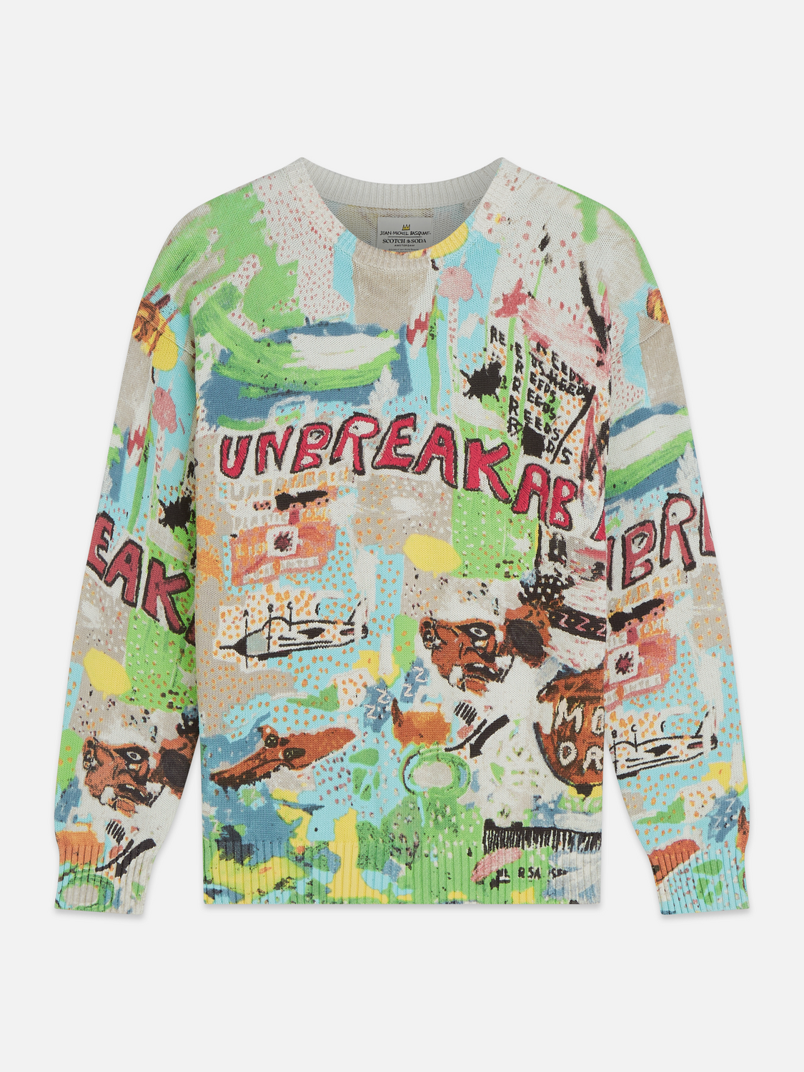 Scotch & Soda x Basquiat Printed Loose Pullover