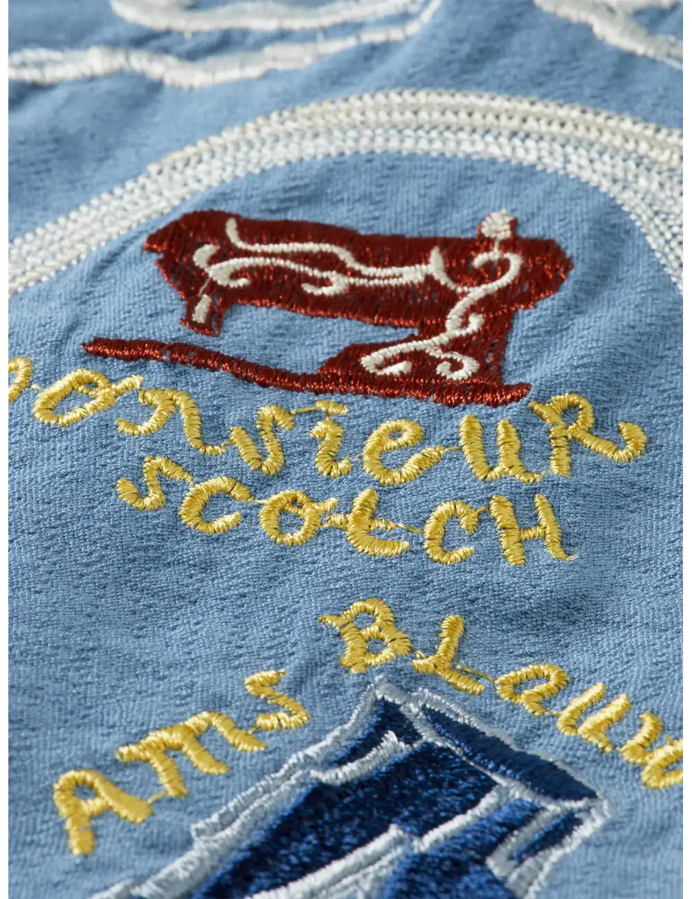 The 40th Anniversary Relaxed-fit Short Sleeve Shirt detail shot of fabric and craftsmanship by Scotch & Soda