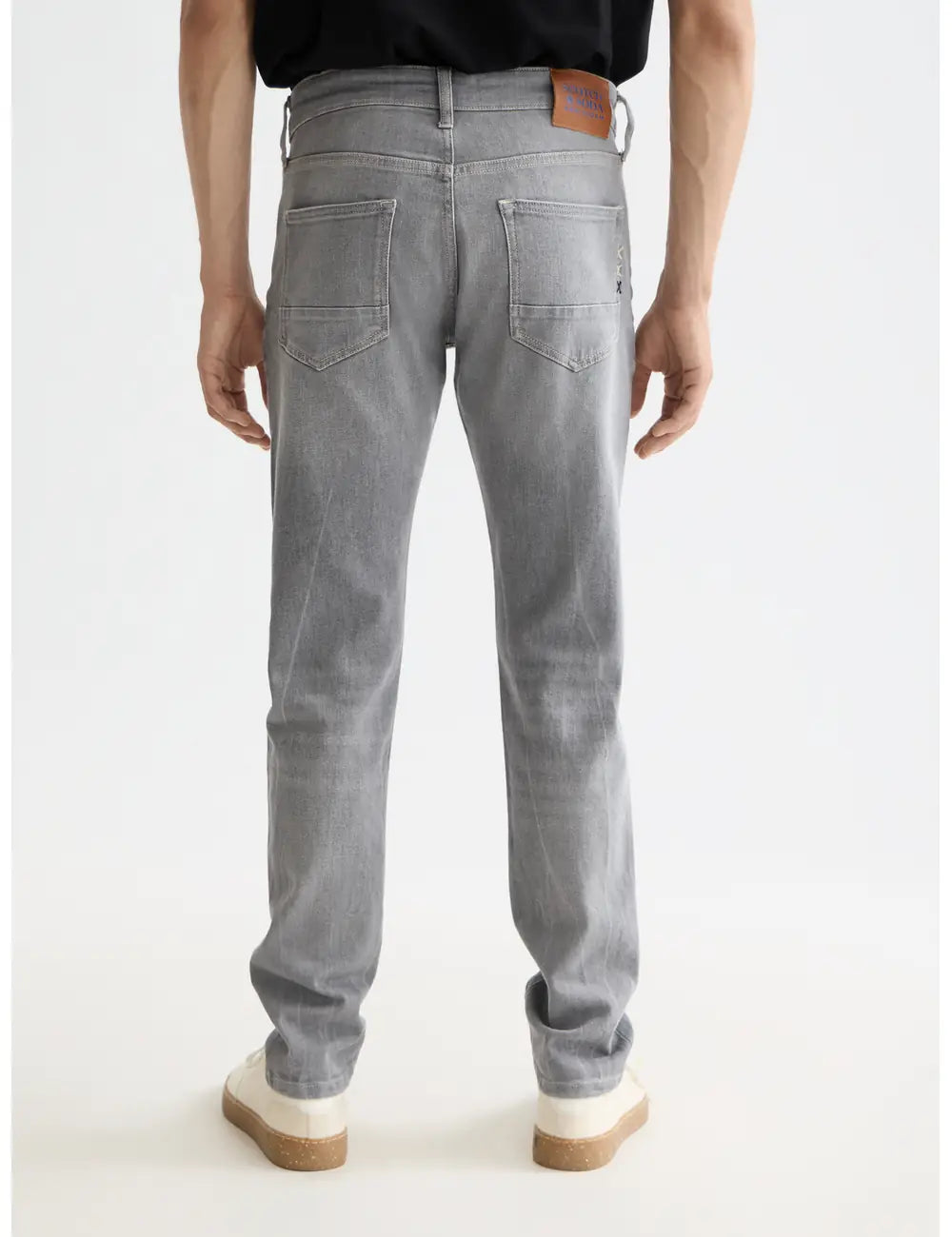 Ralston Slim Jeans detail shot showing fabric and craftsmanship by Scotch & Soda