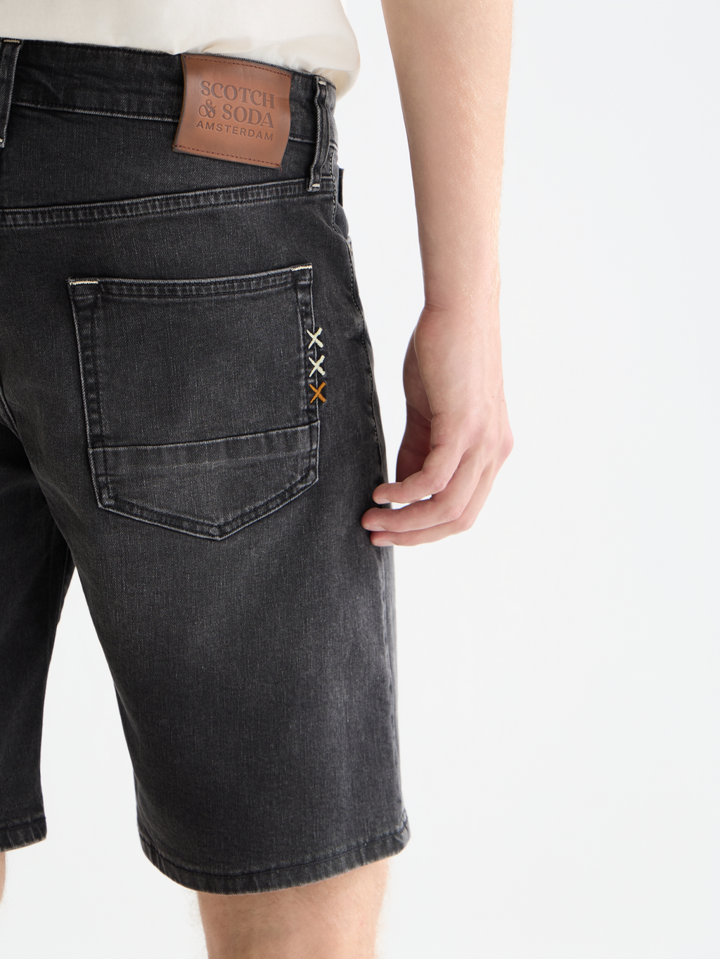Ralston slim fit denim shorts