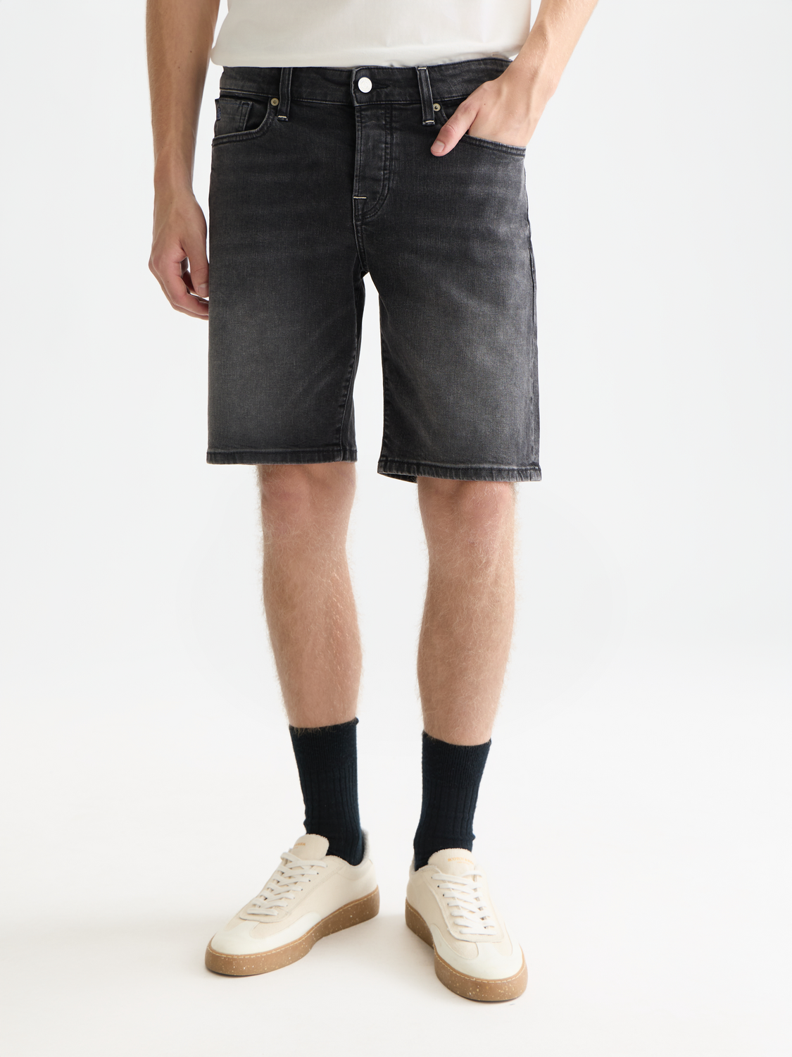 Ralston slim fit denim shorts