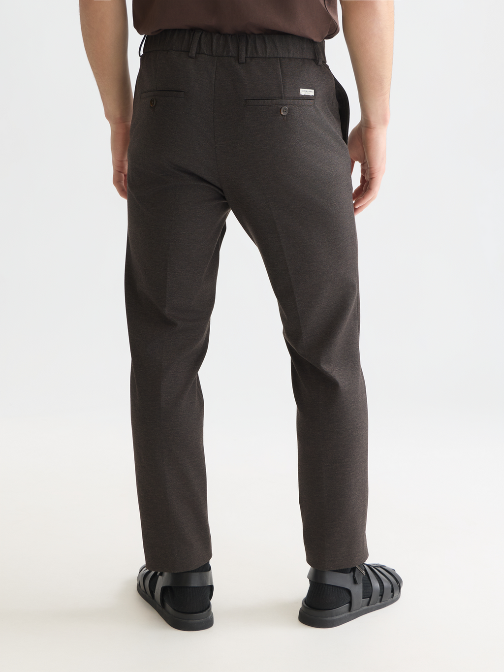 Finch yarn-dyed jersey tapered jogger