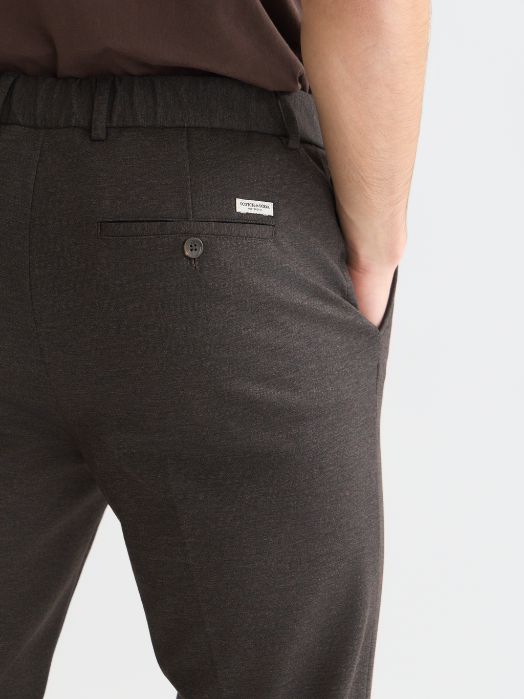 Finch yarn-dyed jersey tapered jogger