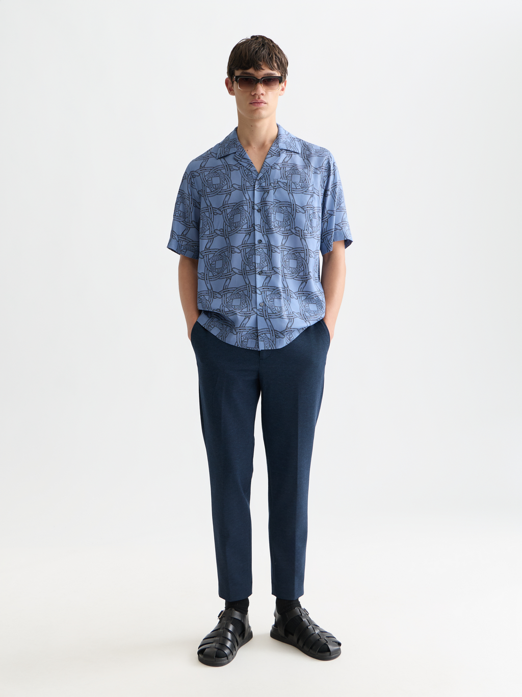 Finch yarn-dyed jersey tapered jogger
