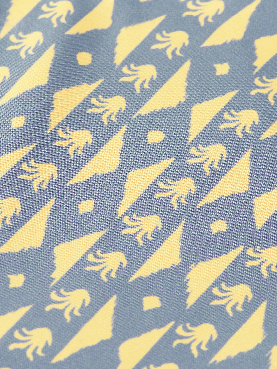 Printed mid-length swim shorts