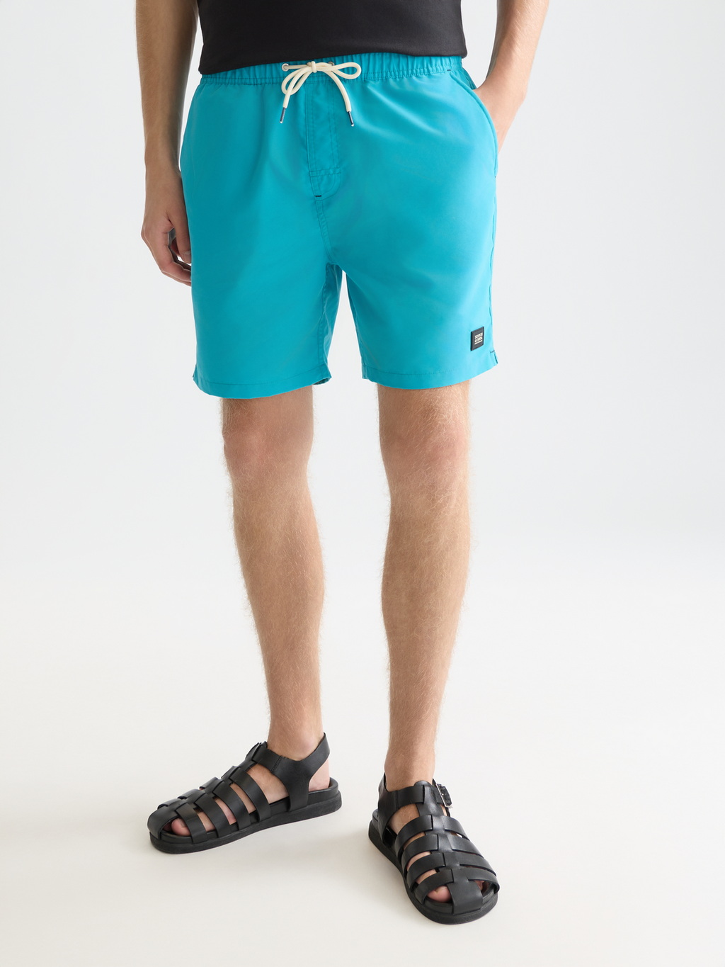 Magic printed mid-length swim shorts