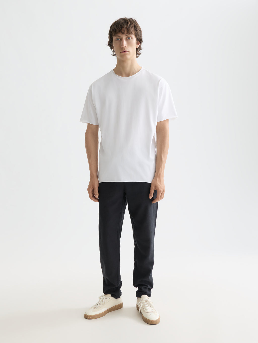 Essentials raw-edged relaxed-fit T-shirt