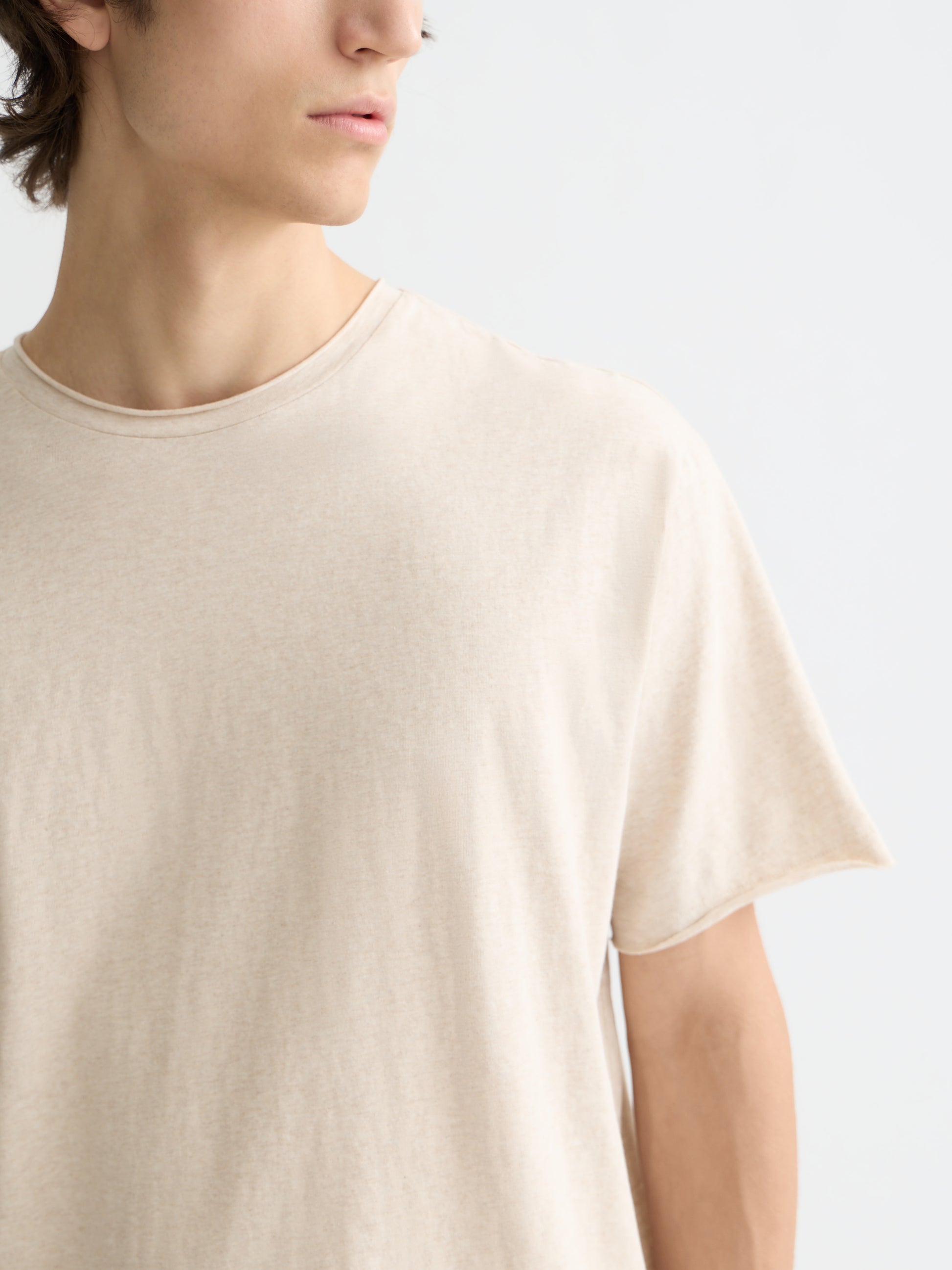 Essentials raw-edged relaxed-fit T-shirt