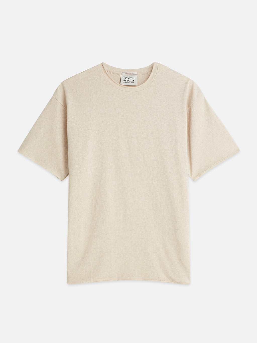 Essentials raw-edged relaxed-fit T-shirt