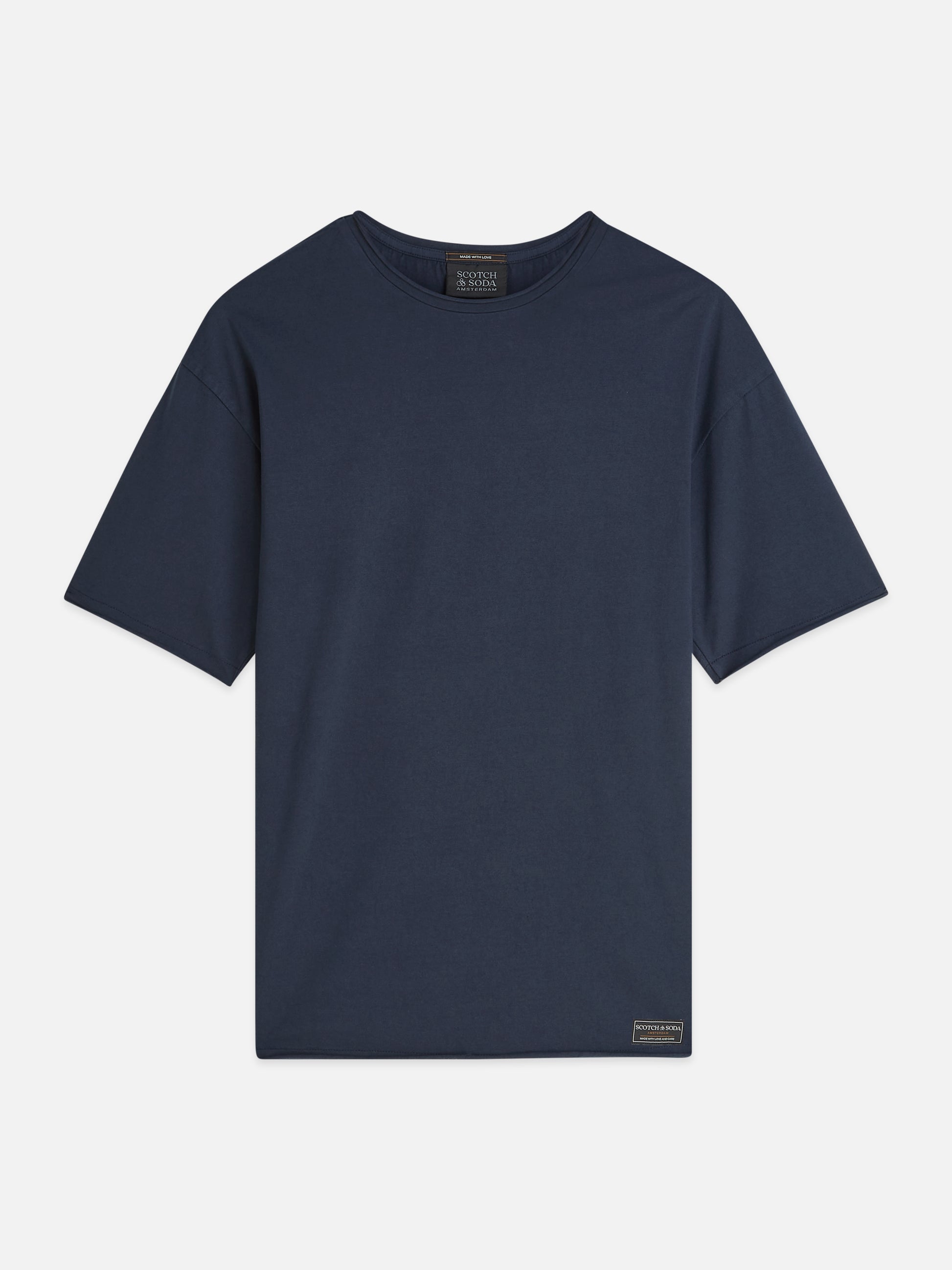 Essentials raw-edged relaxed-fit T-shirt