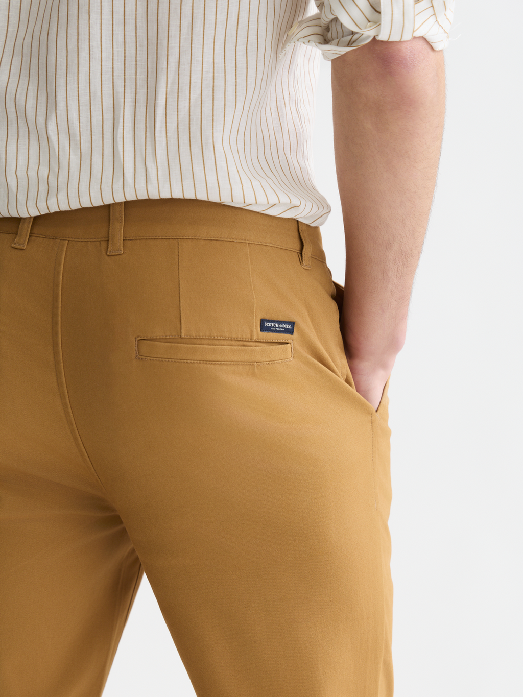Seasonal Essentials Stuart stretch cotton-blend twill chino