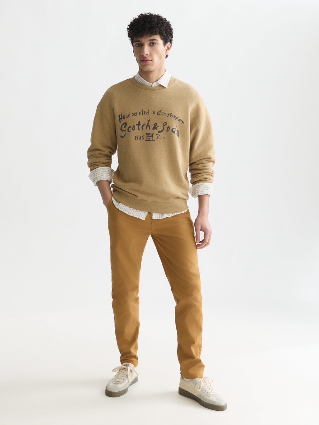 Seasonal Essentials Stuart stretch cotton-blend twill chino