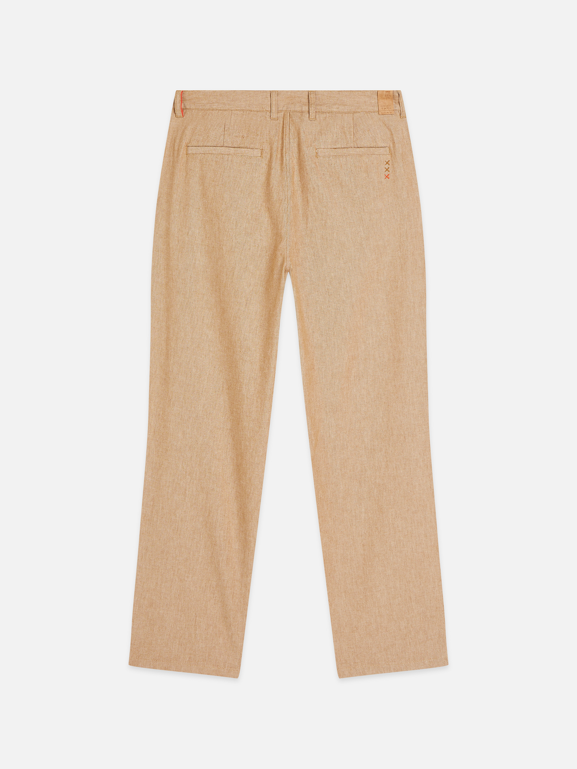 Harper linen blend twill tapered chino