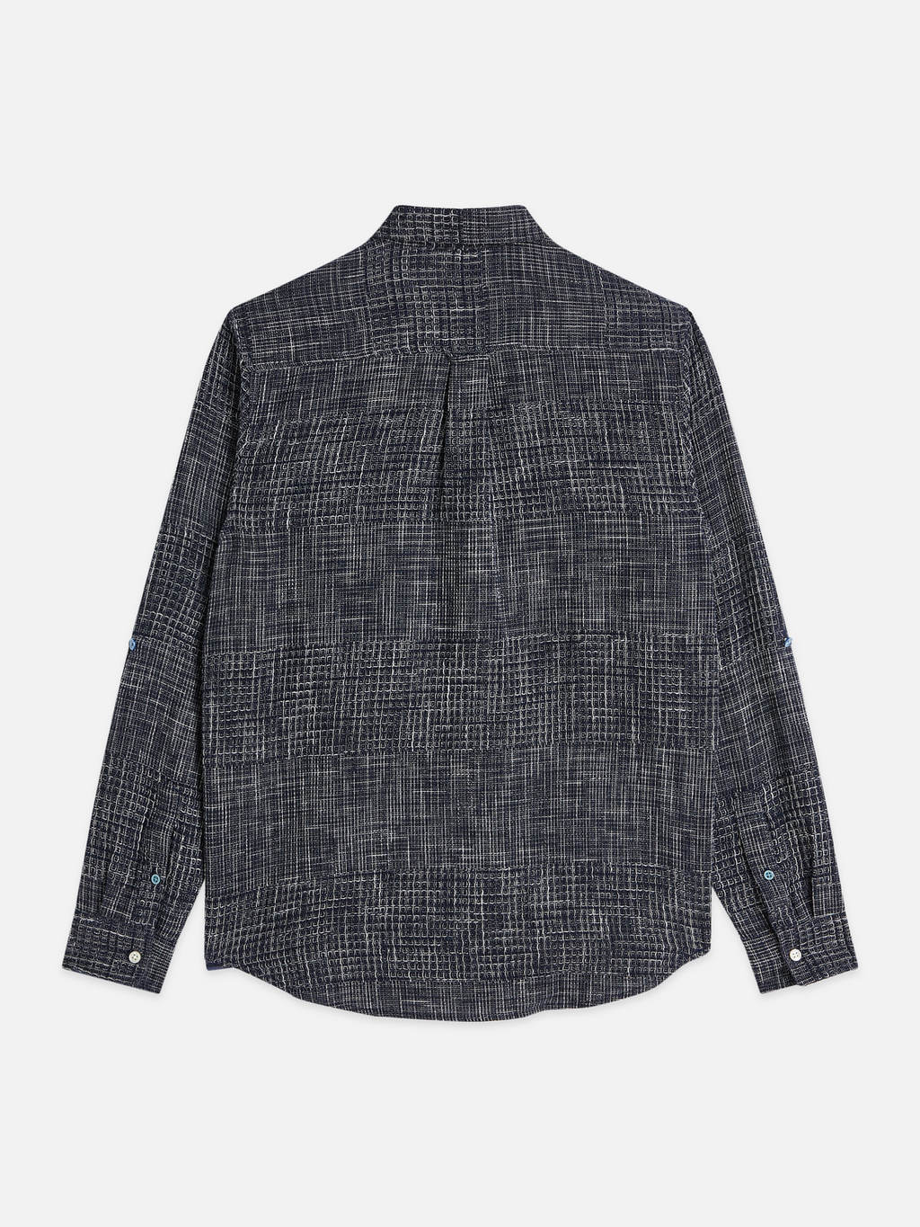 Melange waffle shirt