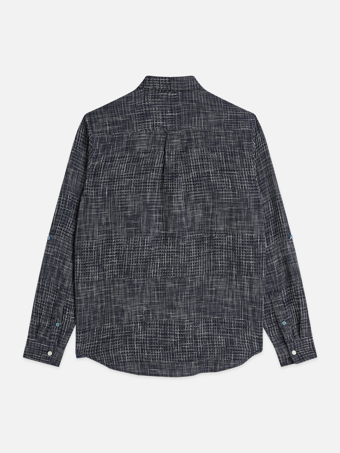 Melange waffle shirt