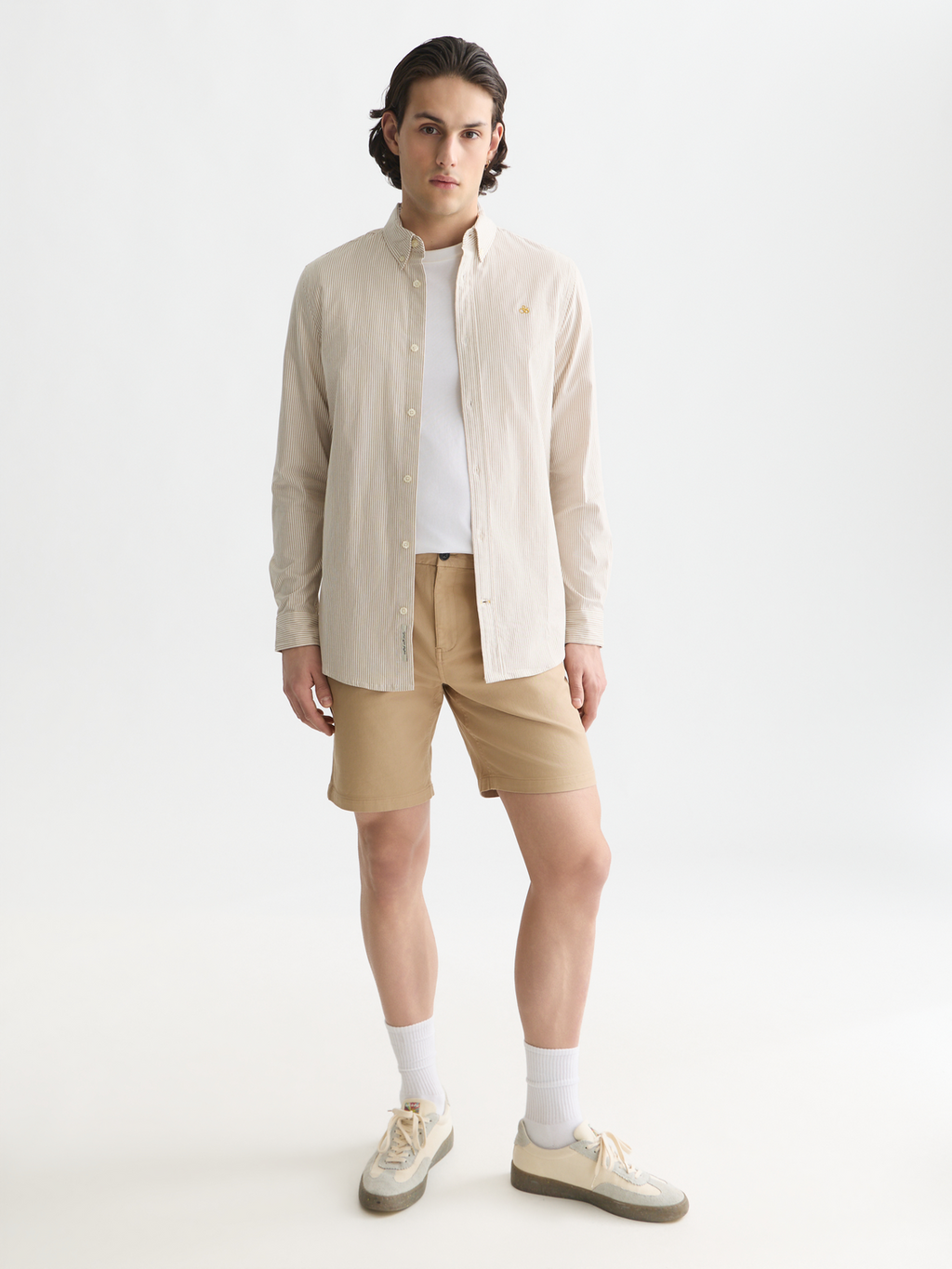 Seasonal Essentials oxford striped shirt
